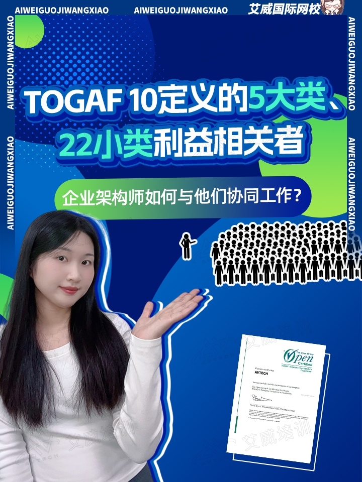 TOGAF 10定義的5大類22小類利益相關(guān)者，企業(yè)架構(gòu)師如何與他們協(xié)同工作?